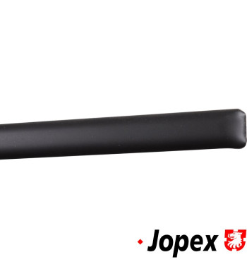 Trim set for lower sill, black, 2 pieces