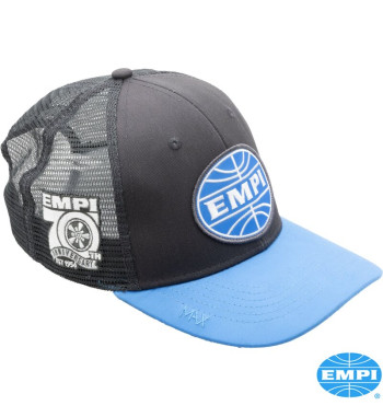 EMPI 70th Anniversary trucker hat, black/blue
