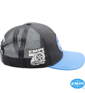 EMPI 70th Anniversary trucker hat, black/blue