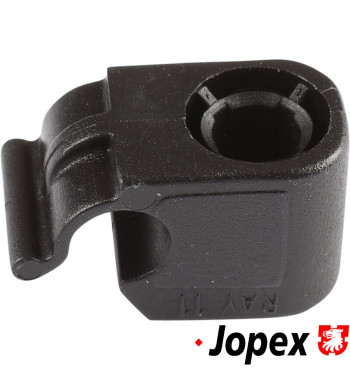 Retaining clip for hood release cable etc., black