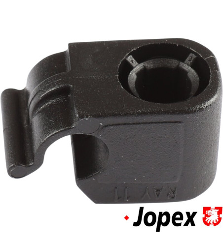 Retaining clip for hood release cable etc., black