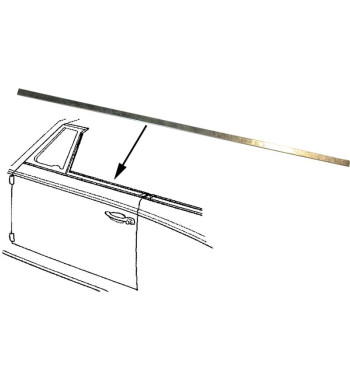 Listwa okienna drzwiowa z włóknem 80 cm uniwersalna
