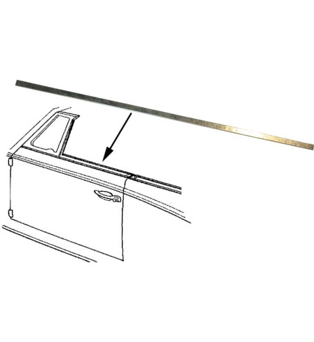 Listwa okienna drzwiowa z włóknem 80 cm uniwersalna
