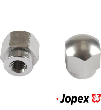 Nut for wiper arm, silver