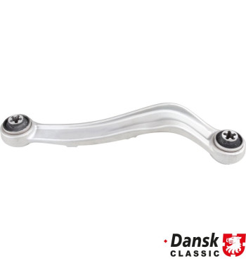 Track control arm with bushings, rear, lower, left