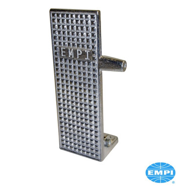 Accelerator pedal, cast aluminium, universal. Cable attachment has a 10-32 thread