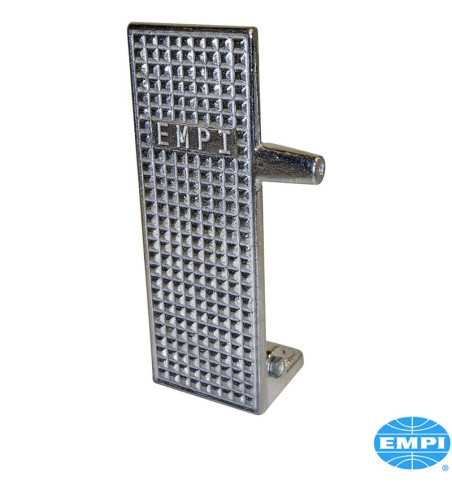 Accelerator pedal, cast aluminium, universal. Cable attachment has a 10-32 thread