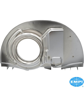 Super fan shroud with air ducts and Doghouse, 36 HP style, chrome
