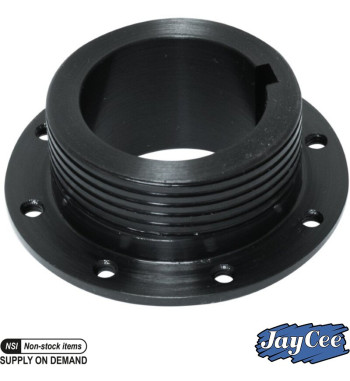 Hub for pulley for crankshaft, non sand sealed, Billet style