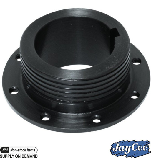 Hub for pulley for crankshaft, non sand sealed, Billet style