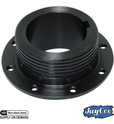 Hub for pulley for crankshaft, non sand sealed, Billet style