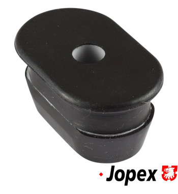 Grommet for fuel line, oval, rubber