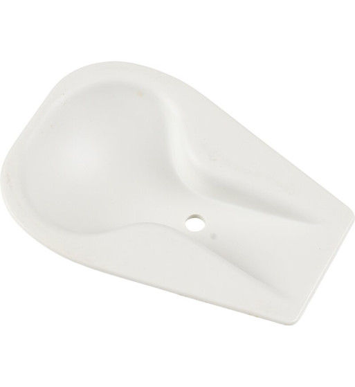 Finger plate for sunroof handle, white