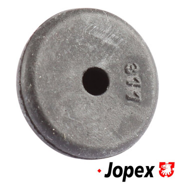 Rubber plug for rear panel, tailgate, floor panel etc.
