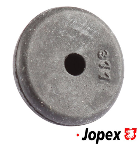 Rubber plug for rear panel, tailgate, floor panel etc.