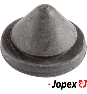 Rubber plug for rear panel, tailgate, floor panel etc.