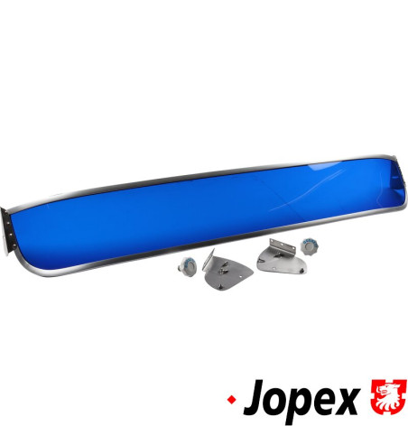 Sun visor, outer, windscreen front, blue