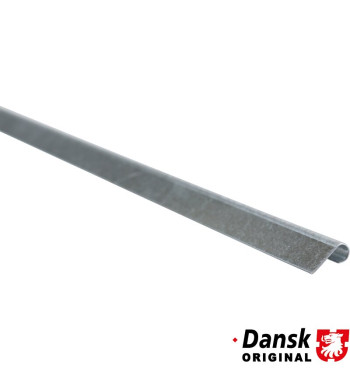 Listwa montażowa do uszczelki maski, 740 mm, metal aluminiowany. Do spawania punktowego