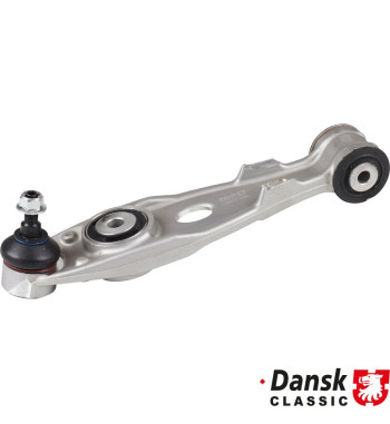 Track control arm with bushing and ball joint, rear