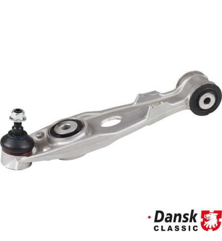 Track control arm with bushing and ball joint, rear