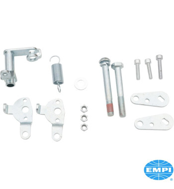 Twist accelerator linkage kit for carburettor, HPMX, EPC, Weber IDF/ICT/IDA and other brands such as Dellorto, Kadron, Brosol an