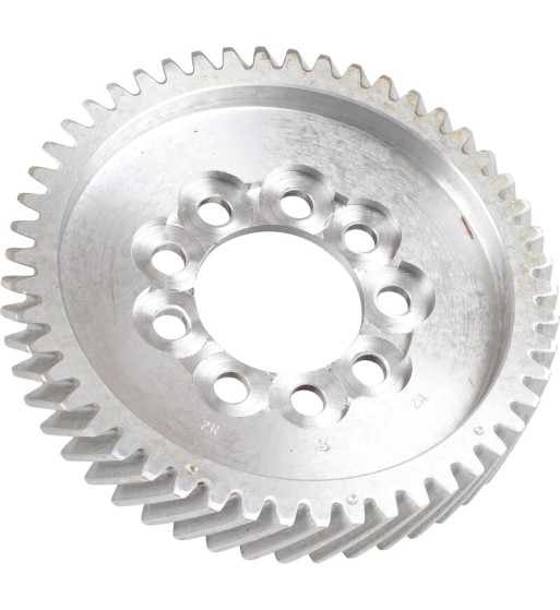 Adjustabe camshaft gear, aluminium