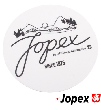 Naklejka z logo Jopex, 6 cm