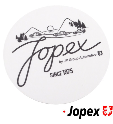 Naklejka z logo Jopex, 6 cm