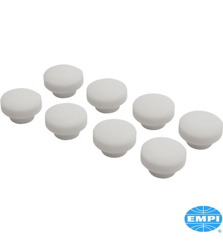 Piston pin retainer button set, 90.5 mm, 8 pieces. Fits Mahle and AA pistons