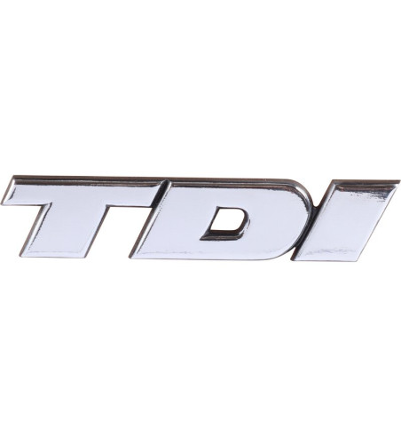 Emblemat TDI, tył, chromowany
