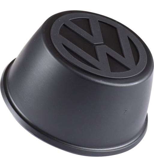 Kołpak z logo VW, czarny, 80 mm, do felg stalowych