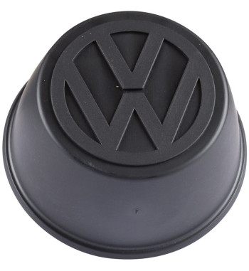 Kołpak z logo VW, czarny, 80 mm, do felg stalowych