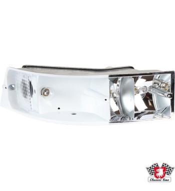 Tail light house (metal) with bulb and gasket, left