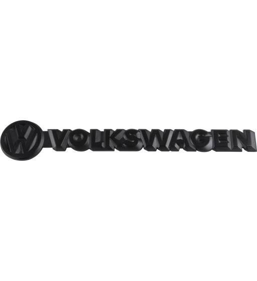 Emblemat Volkswagen z logo VW na klapę bagażnika, czarny