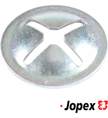 Clip for emblem. Fits pin diameter of approx. 2.5 mm