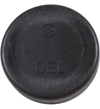 Korpus wlewu oleju OEL, plastikowy, czarny