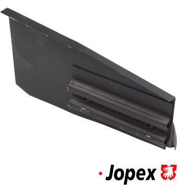 Rear repair panel with bumper bracket support, right