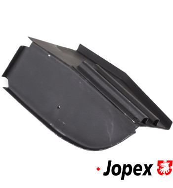 Rear repair panel with bumper bracket support, right