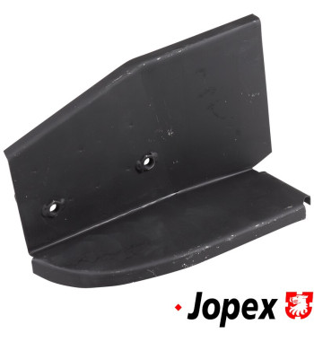 Rear repair panel with bumper bracket support, right