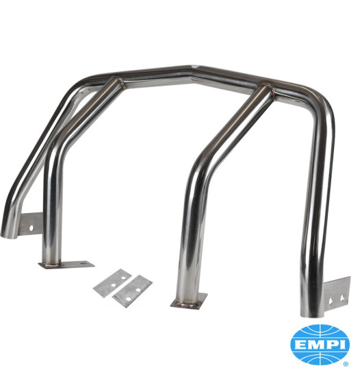 Bumper, front, Baja, stainless steel