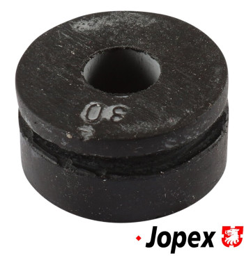 Grommet between wiper motor and body
