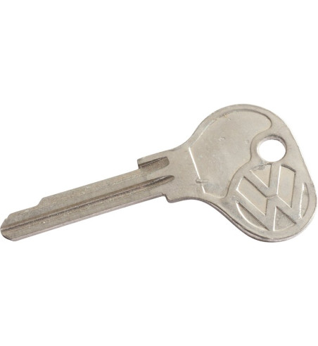 Key blank, profile V, with VW logo