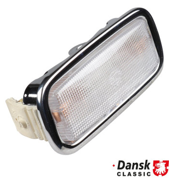 Lampa wewnętrzna z chromowaną ramką
