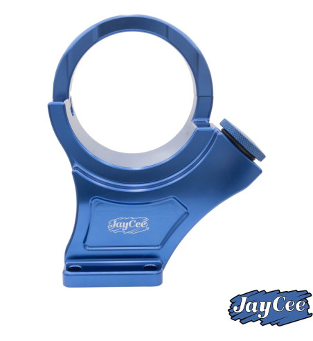 Alternator stand, Billet style aluminium, blue anodized, 12 Volt