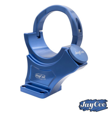 Alternator stand, Billet style aluminium, blue anodized, 12 Volt