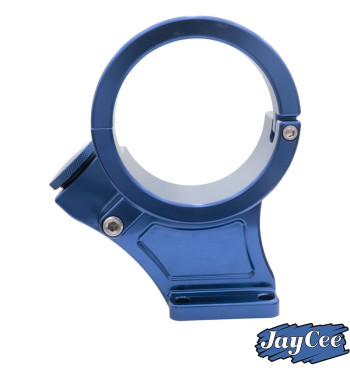 Alternator stand, Billet style aluminium, blue anodized, 12 Volt