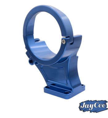 Alternator stand, Billet style aluminium, blue anodized, 12 Volt