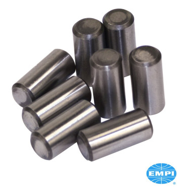 Competition dowel pin set, 11/32, 8pieces. Fit deeper into the crankshaft to protect
against shearing under high twist loads