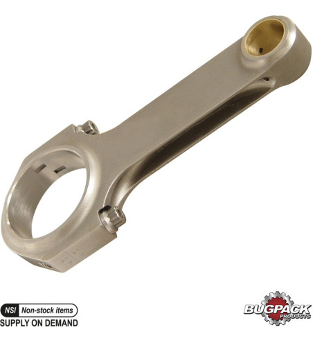 Connecting rod set, H-Beam, length 137 mm, VW Journal 55 mm, 4 pieces, with 5/16 ARP bolts. Made of forged chromoly steel