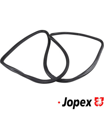 Seal for rear window without groove for moulding